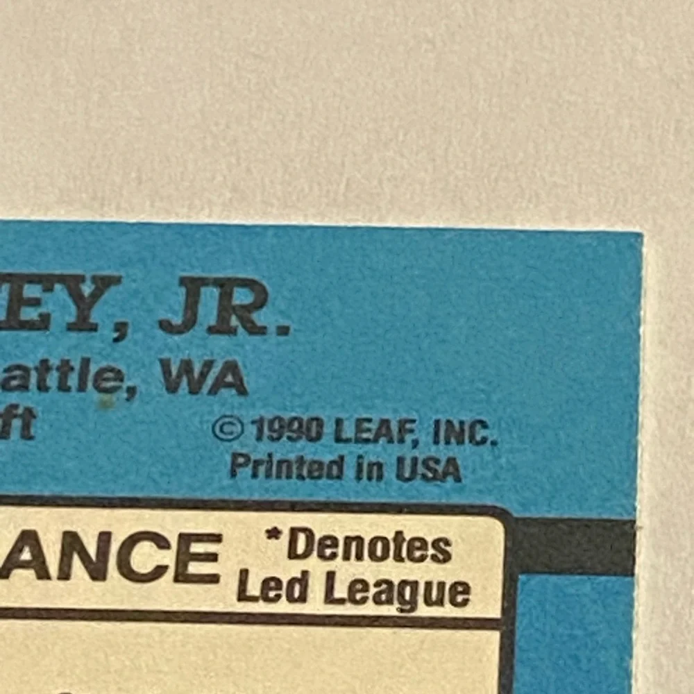 Ken Griffey Jr. 1991 Donruss Baseball Card #77 Vintage Collectible